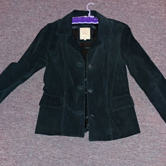 Vera Pelle Jackets & Blazers - Vintage Vera Pella suede fitted jacket